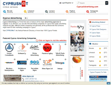 Tablet Screenshot of cyprusadvertising.com